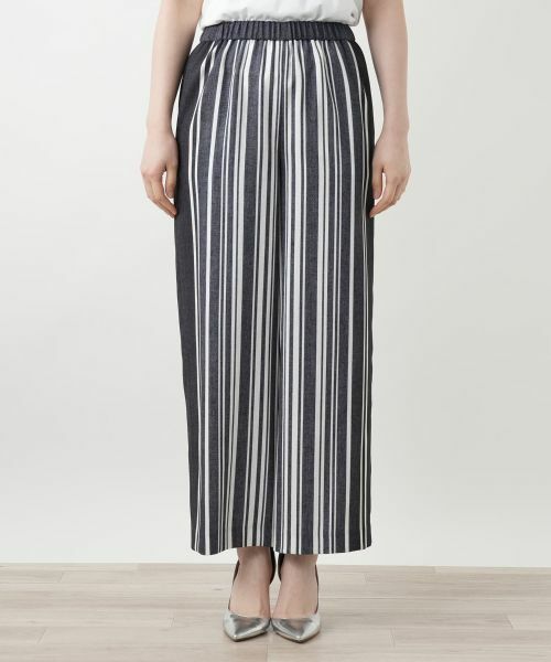 Leilian / レリアン その他パンツ | ストライプワイドパンツ | 詳細7