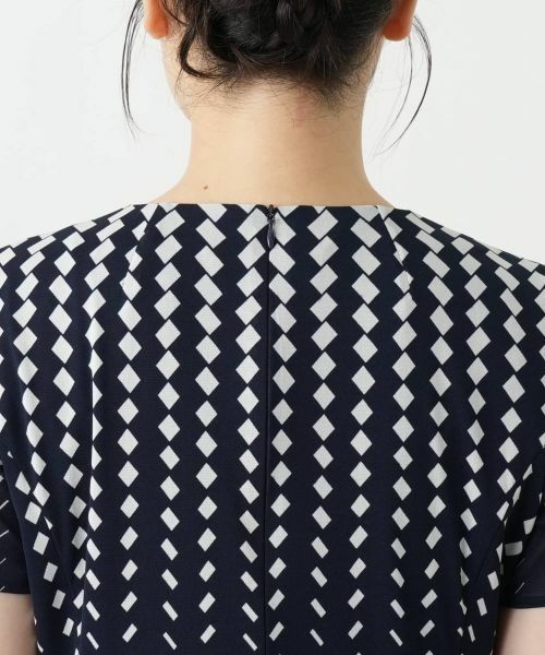 Leilian / レリアン ドレス | 幾何学柄フレアワンピース | 詳細11