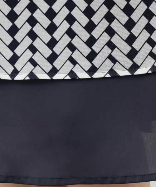 Leilian / レリアン ドレス | 幾何学柄フレアワンピース | 詳細15