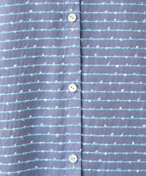 Leilian / レリアン シャツ・ブラウス | 刺繍ボーダーブラウス | 詳細12