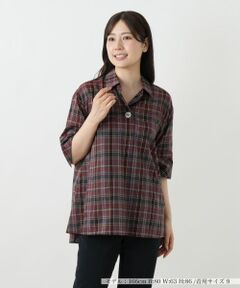 Leilian / レリアン シャツ・ブラウス | チェックブラウス【Leilian WHITE LABEL】