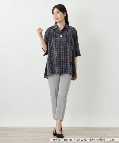 Leilian / レリアン シャツ・ブラウス | チェックブラウス【Leilian WHITE LABEL】 | 詳細4