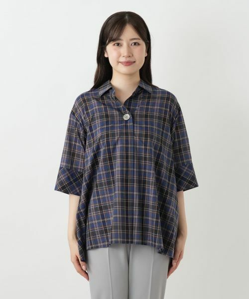 Leilian / レリアン シャツ・ブラウス | チェックブラウス【Leilian WHITE LABEL】 | 詳細7