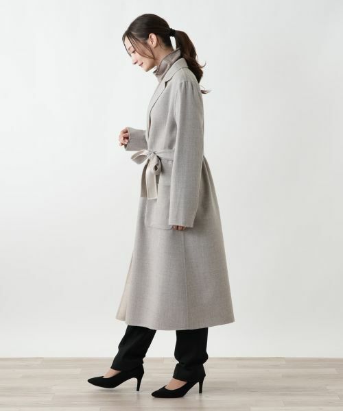 Leilian / レリアン その他アウター | リバーシブルロングコート【LORO PIANA】 | 詳細2