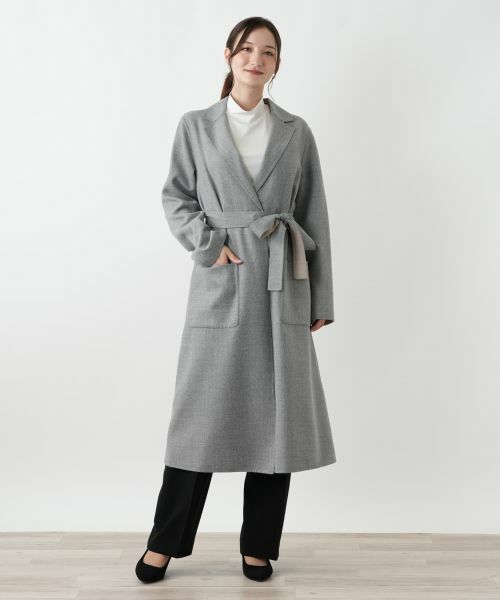 Leilian / レリアン その他アウター | リバーシブルロングコート【LORO PIANA】 | 詳細5