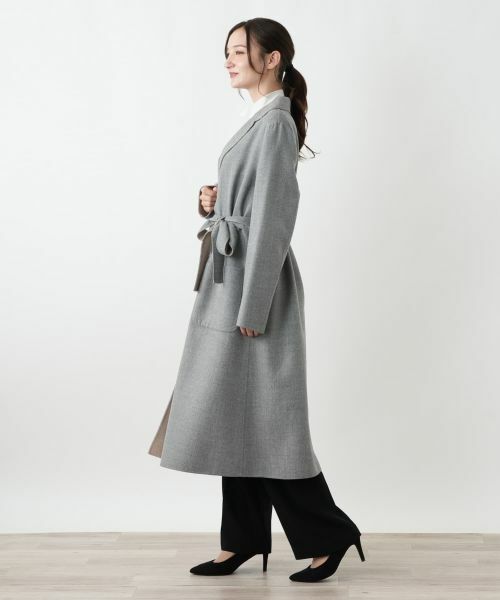 Leilian / レリアン その他アウター | リバーシブルロングコート【LORO PIANA】 | 詳細6