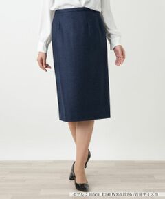 Leilian / レリアン ミニ・ひざ丈スカート | タイトスカート【LORO PIANA】