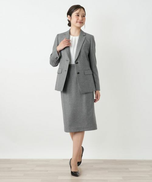 Leilian / レリアン ミニ・ひざ丈スカート | タイトスカート【LORO PIANA】 | 詳細4