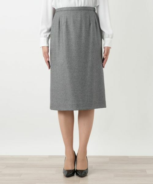 Leilian / レリアン ミニ・ひざ丈スカート | タイトスカート【LORO PIANA】 | 詳細7