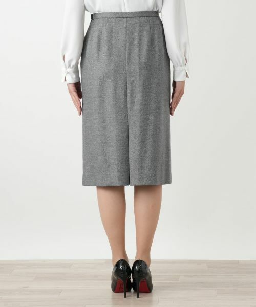 Leilian / レリアン ミニ・ひざ丈スカート | タイトスカート【LORO PIANA】 | 詳細9