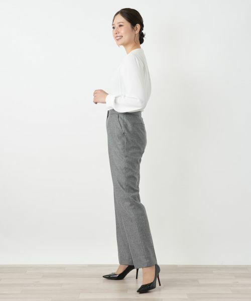 Leilian / レリアン その他パンツ | センタープレスパンツ【LORO PIANA】 | 詳細5