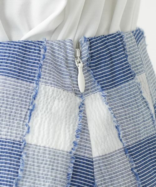 Leilian / レリアン ミニ・ひざ丈スカート | ブロックチェックスカート | 詳細8