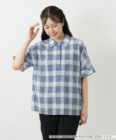 Leilian / レリアン シャツ・ブラウス | ブロックチェックブラウス