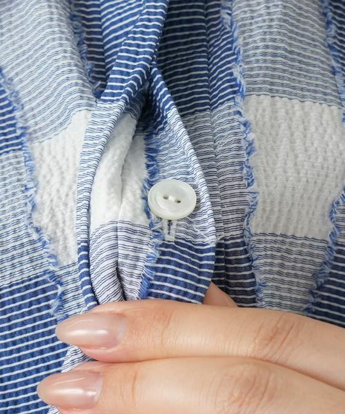 Leilian / レリアン シャツ・ブラウス | ブロックチェックブラウス | 詳細10