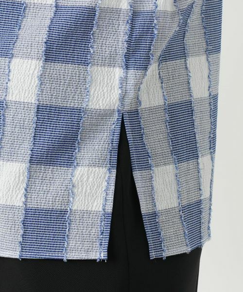 Leilian / レリアン シャツ・ブラウス | ブロックチェックブラウス | 詳細11