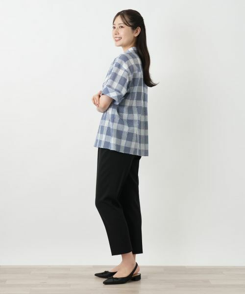 Leilian / レリアン シャツ・ブラウス | ブロックチェックブラウス | 詳細2