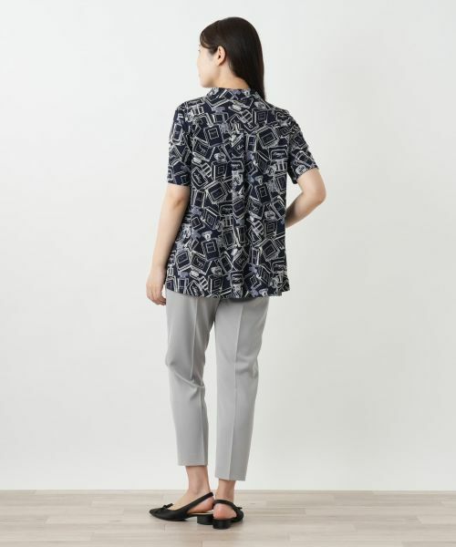 Leilian / レリアン ポロシャツ | プリントプルオーバー | 詳細6