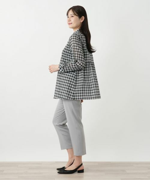 Leilian / レリアン シャツ・ブラウス | チェックブラウス【Leilian WHITE LABEL】 | 詳細2