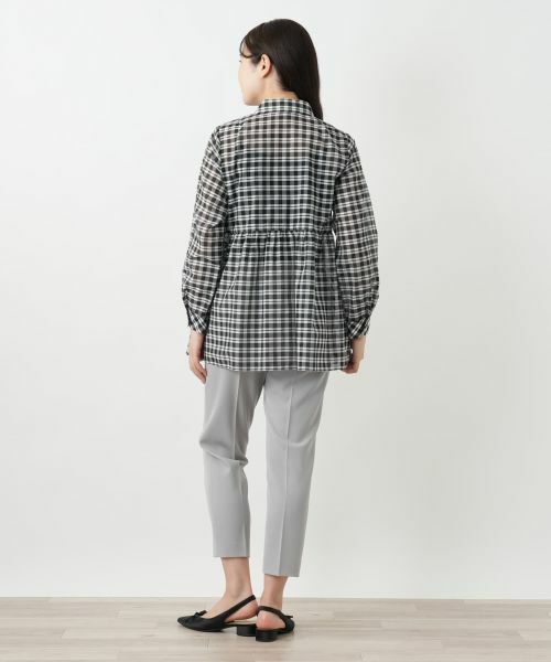 Leilian / レリアン シャツ・ブラウス | チェックブラウス【Leilian WHITE LABEL】 | 詳細3