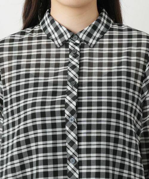 Leilian / レリアン シャツ・ブラウス | チェックブラウス【Leilian WHITE LABEL】 | 詳細7