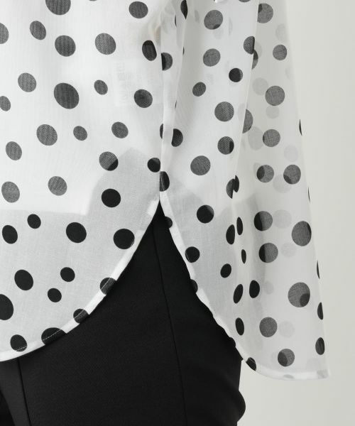 Leilian / レリアン シャツ・ブラウス | ドットブラウス【Leilian WHITE LABEL】 | 詳細13