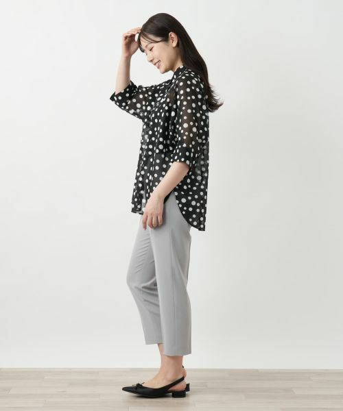Leilian / レリアン シャツ・ブラウス | ドットブラウス【Leilian WHITE LABEL】 | 詳細2