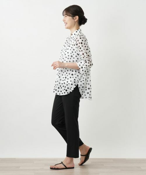 Leilian / レリアン シャツ・ブラウス | ドットブラウス【Leilian WHITE LABEL】 | 詳細5
