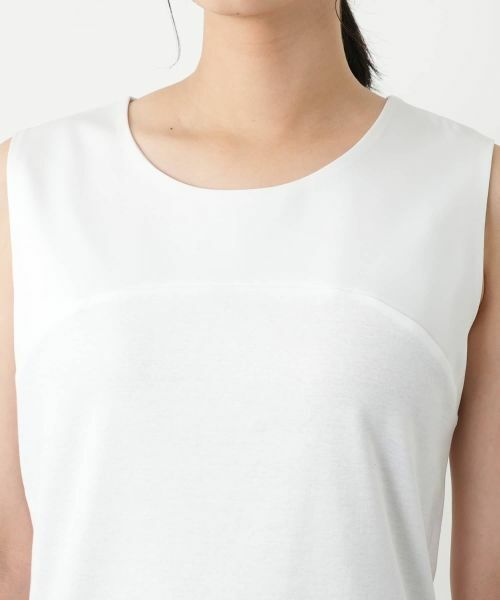 Leilian / レリアン カットソー | 異素材切替タンクトップ | 詳細13