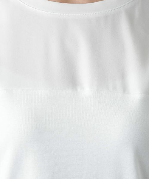 Leilian / レリアン カットソー | 異素材切替カットソー | 詳細17