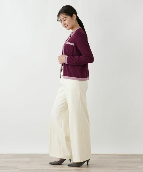 Leilian / レリアン その他パンツ | センタープレスワイドパンツ | 詳細2