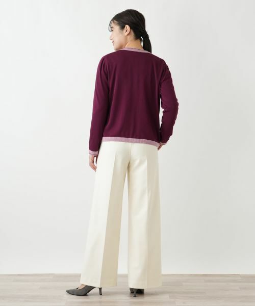 Leilian / レリアン その他パンツ | センタープレスワイドパンツ | 詳細3