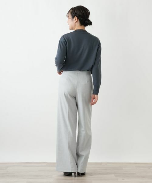 Leilian / レリアン その他パンツ | センタープレスワイドパンツ | 詳細9