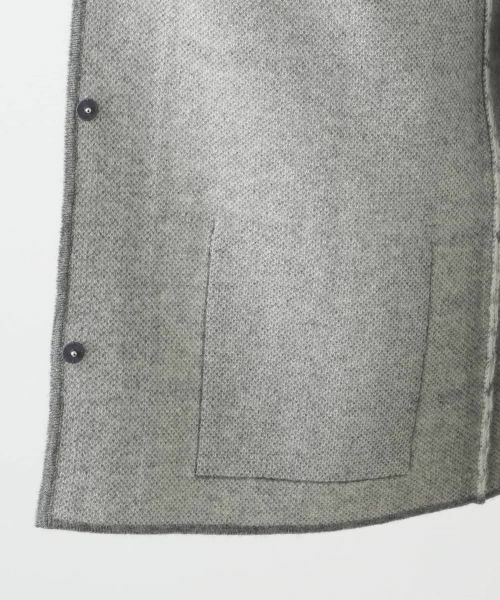 Leilian / レリアン テーラードジャケット | チェックノーカラーニットジャケット | 詳細12