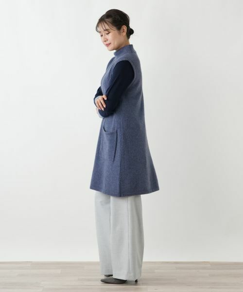 Leilian / レリアン テーラードジャケット | カシミヤニットベスト | 詳細2