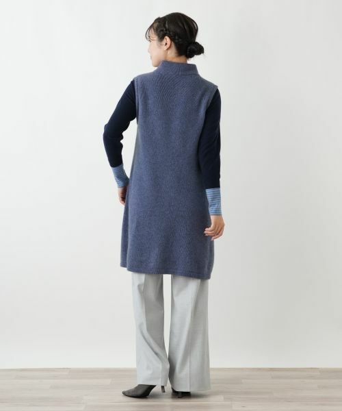 Leilian / レリアン テーラードジャケット | カシミヤニットベスト | 詳細3