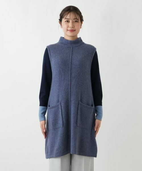 Leilian / レリアン テーラードジャケット | カシミヤニットベスト | 詳細4