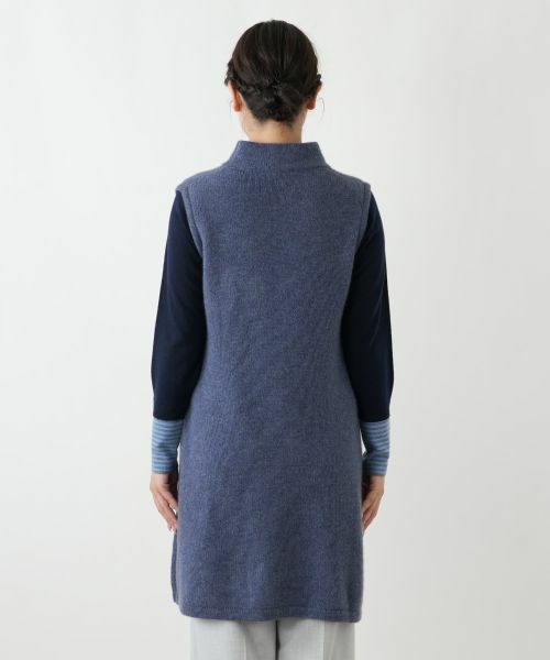 Leilian / レリアン テーラードジャケット | カシミヤニットベスト | 詳細6