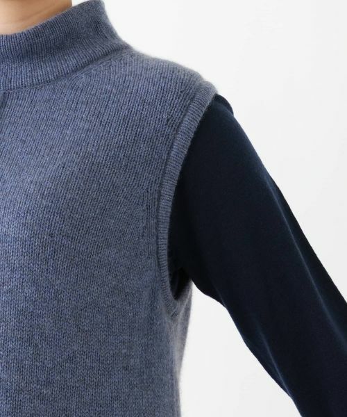 Leilian / レリアン テーラードジャケット | カシミヤニットベスト | 詳細9