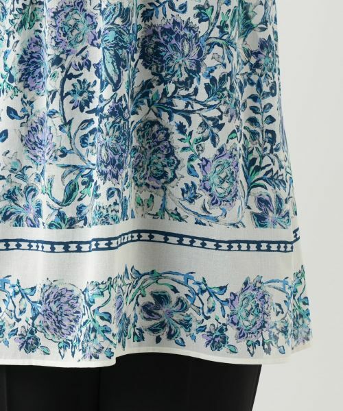 Leilian / レリアン シャツ・ブラウス | プリントレースブラウス | 詳細10