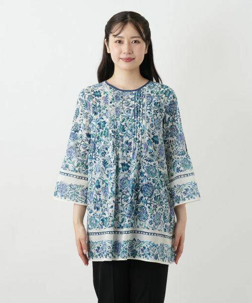 Leilian / レリアン シャツ・ブラウス | プリントレースブラウス | 詳細4