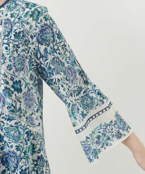 Leilian / レリアン シャツ・ブラウス | プリントレースブラウス | 詳細9