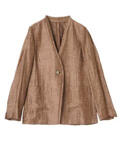 Leilian / レリアン テーラードジャケット | ノーカラージャケット