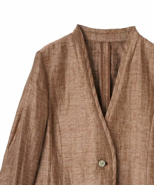 Leilian / レリアン テーラードジャケット | ノーカラージャケット | 詳細2