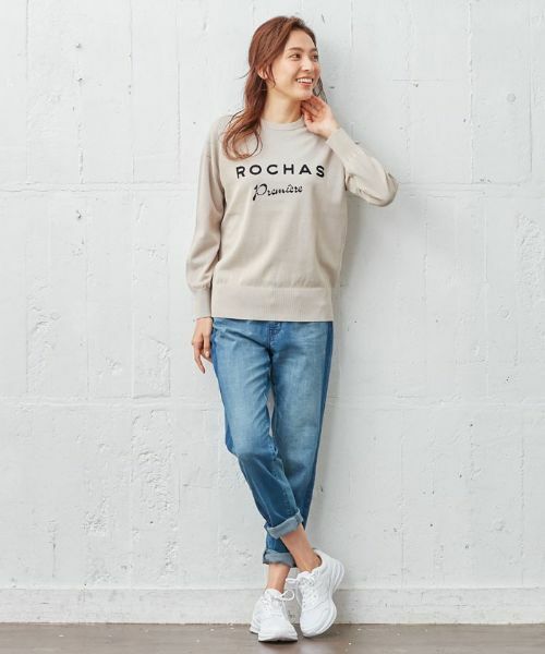 Leilian / レリアン ニット・セーター | ロゴ入りニットプルオーバー【ROCHAS Premiere】 | 詳細3