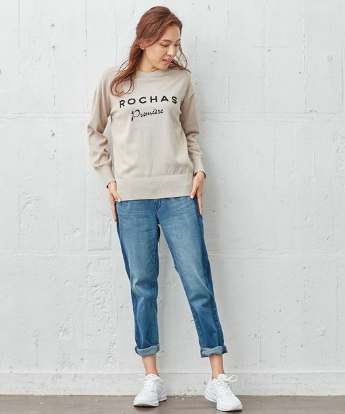 Leilian / レリアン ニット・セーター | ロゴ入りニットプルオーバー【ROCHAS Premiere】 | 詳細4