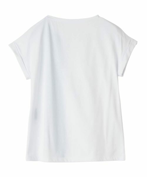 Leilian / レリアン Tシャツ | 配色ラインＴ【HAND】 | 詳細1