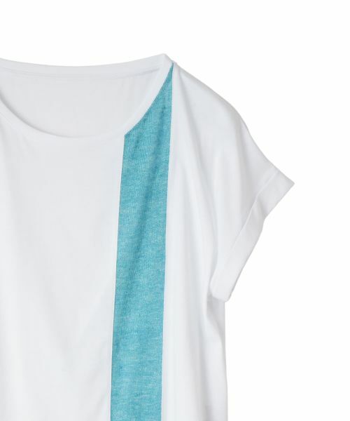 Leilian / レリアン Tシャツ | 配色ラインＴ【HAND】 | 詳細2