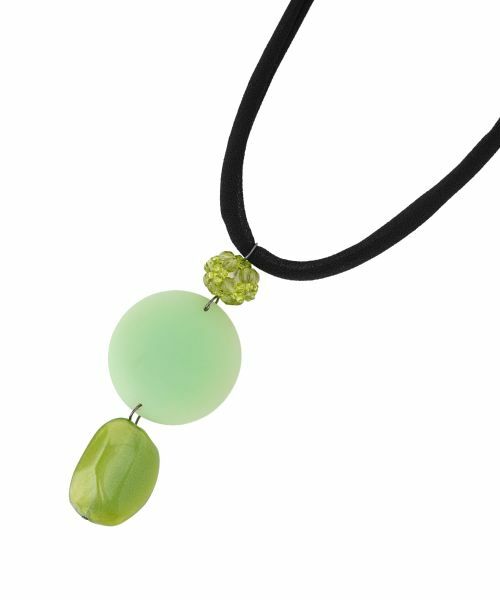 Leilian/レリアン 樹脂ストーンペンダント【MARIA CALDERARA】 ピーコックグリーン その他 Leilian/レリアン 樹脂ストーンペンダント【MARIA CALDERARA】 ピーコックグリーン その他