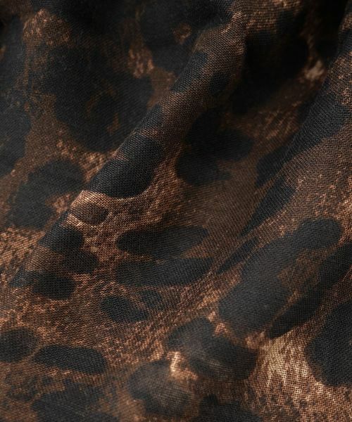 Leilian / レリアン マフラー・ショール・スヌード・ストール | アニマル柄ストール | 詳細1