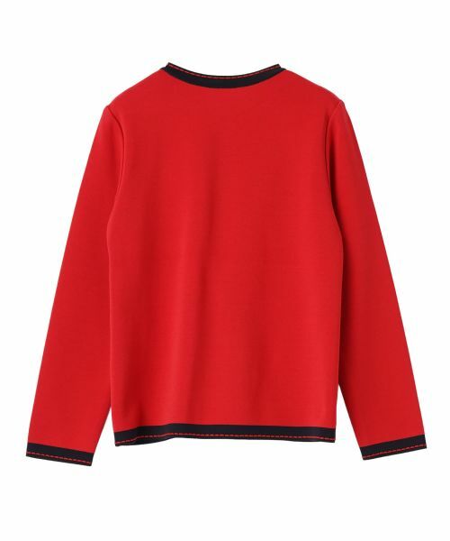 Leilian / レリアン ニット・セーター | 配色トリムクルーネックカーディガン | 詳細1